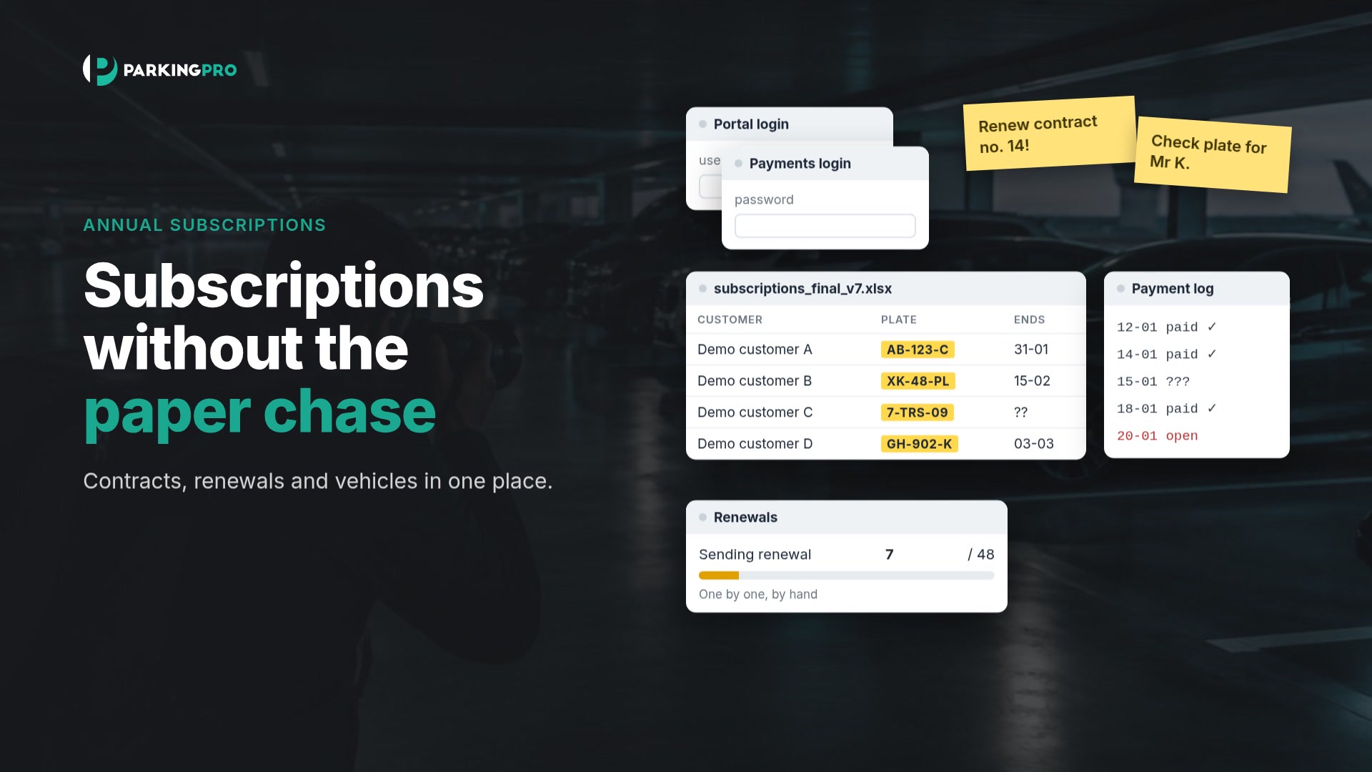 ParkingPro Roczne abonamenty parkingowe